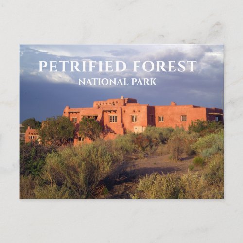 Painted Desert Inn Petrified Forest NP AZ Postcard