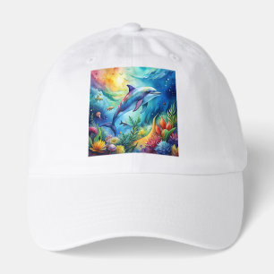 Painted Dolphin Hat
