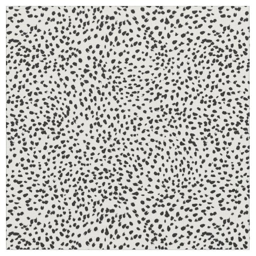 painted dots dalmatian style print fabric