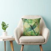 Painted Dragonfly Throw Pillow (Chair)