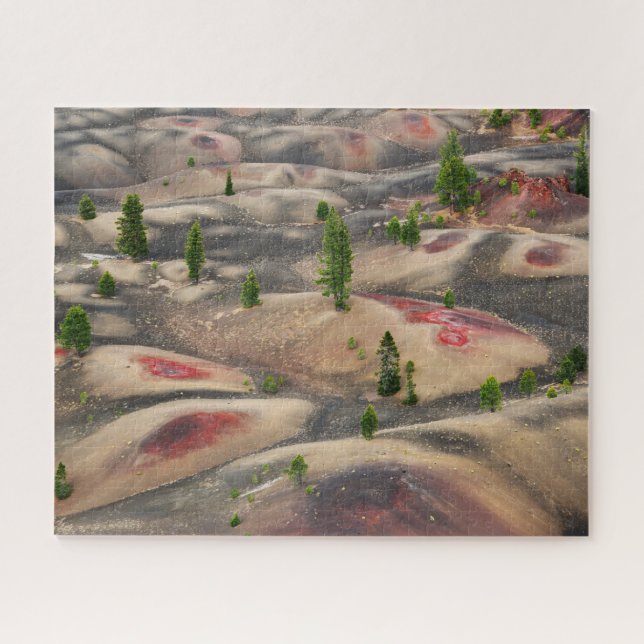 Painted Dunes in Lassen Volcanic National Park Jigsaw Puzzle (Horizontal)