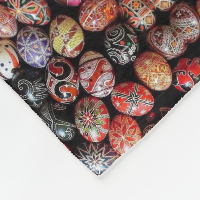 Painted Easter Eggs Blanket (Corner)