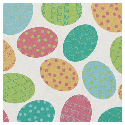 Painted Easter Eggs Fabric