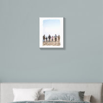 Painted Edges Brush Stroke Frame Custom Photo Canvas Photo Tile