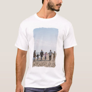 Painted Edges Brush Stroke Frame Custom Photo T-Shirt