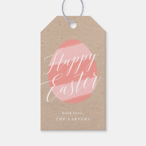 Painted Egg Easter Gift Tag