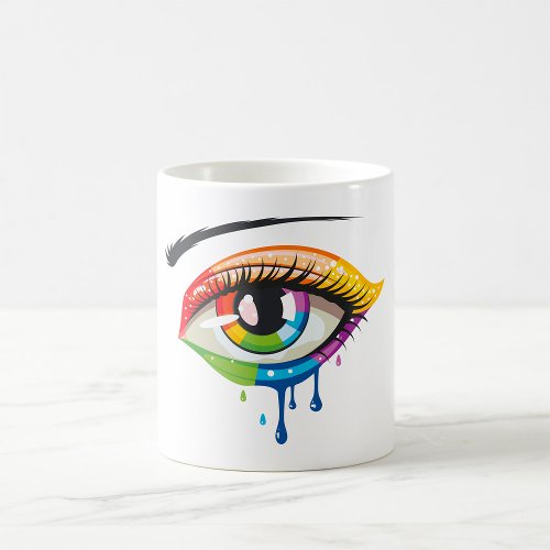 Painted Eye Coffee Mug
