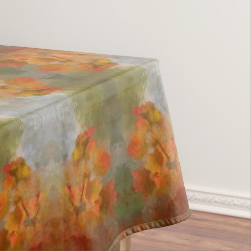 Painted Fall Colors  Tablecloth