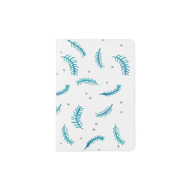 Painted Ferns Passport Holder (Front)