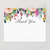 Painted Floral Beauty Salon Thank You Flyer (Front)