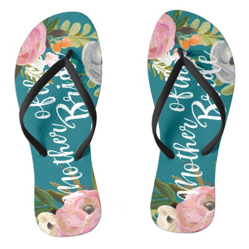 Painted Floral Blooms Mother of the Bride Sandals