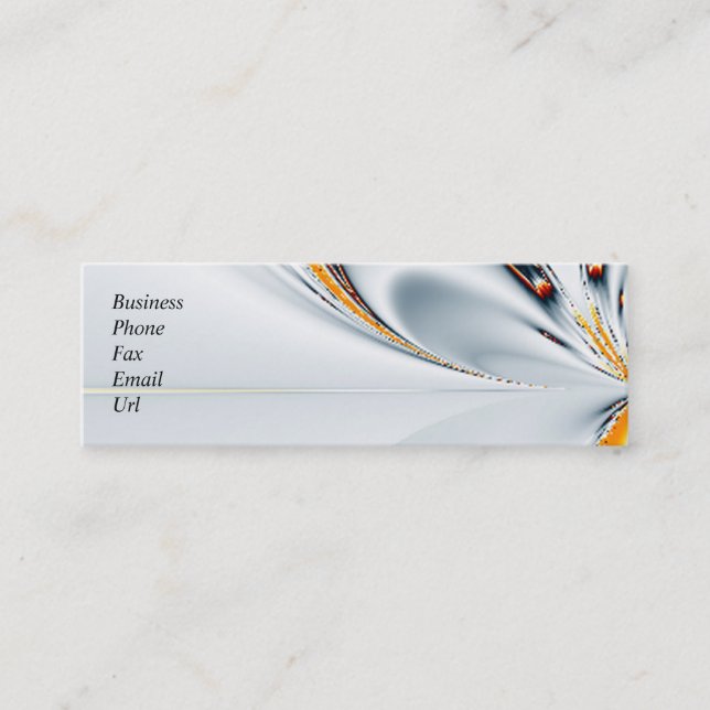 Painted Floral Business Card 1 (Front)