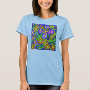 Painted Floral Composition - Customized T-Shirt