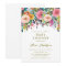 Painted Floral Garden Baby Shower Invite