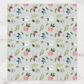 Painted Floral Pattern Envelope Liner (Design)