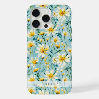 Painted floral pattern  personalized iPhone case  