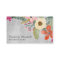 Painted Florals Business Card / Pink & Gray
