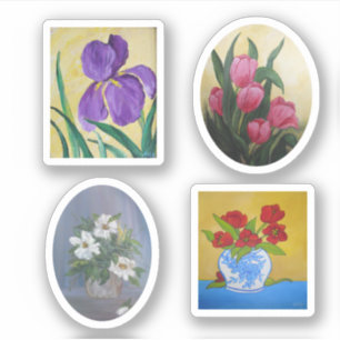 Painted Florals Sticker