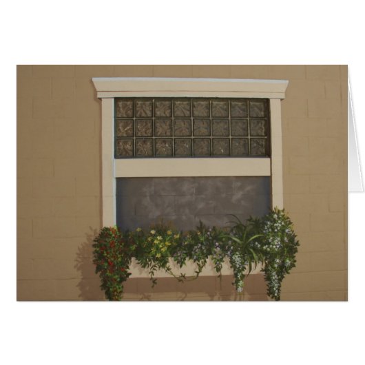Painted Flower Window Box (Front Horizontal)