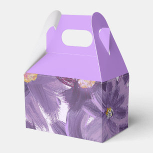 Painted Flowers Any Color Favor Box