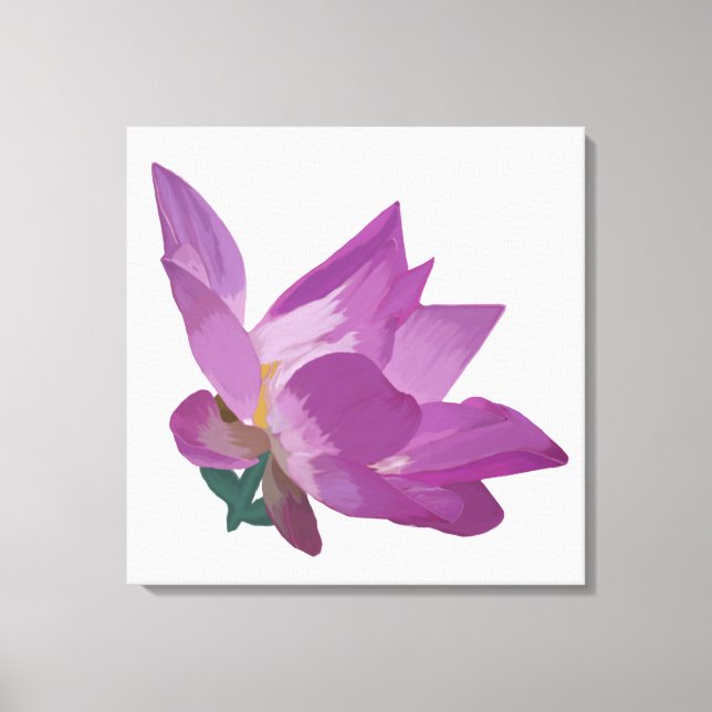 Painted Flowers Canvas Print (Front)