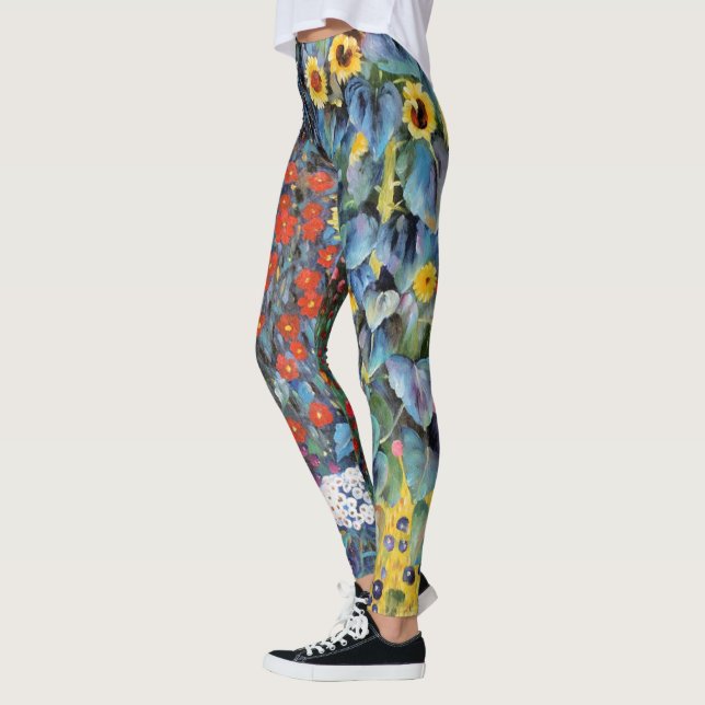 Painted flowers leggings (Left)
