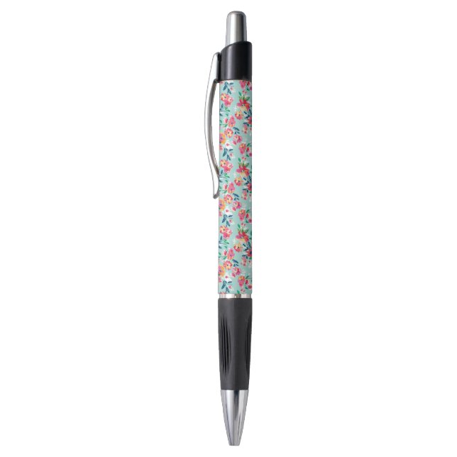 Painted Flowers Pattern Pen (Top (Vertical))