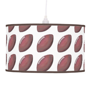Painted Football Pattern Ceiling Lamp