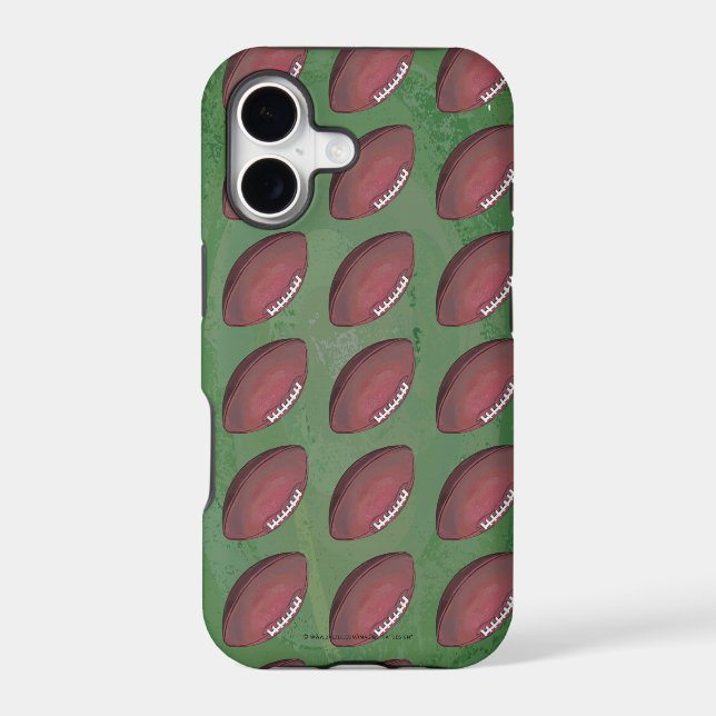 Painted Football Pattern Iphone Case (Back)