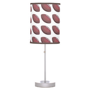 Painted Football Pattern Table Lamp