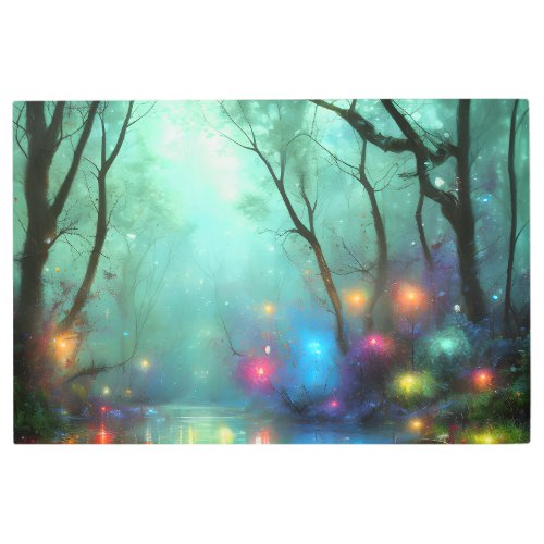 Painted Forest Colorful Wall Art Print