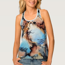 "Painted Fragment of Blue Sky", Tank Top