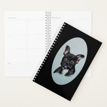 Painted French Bulldog Planner by UndefineHyde at Zazzle