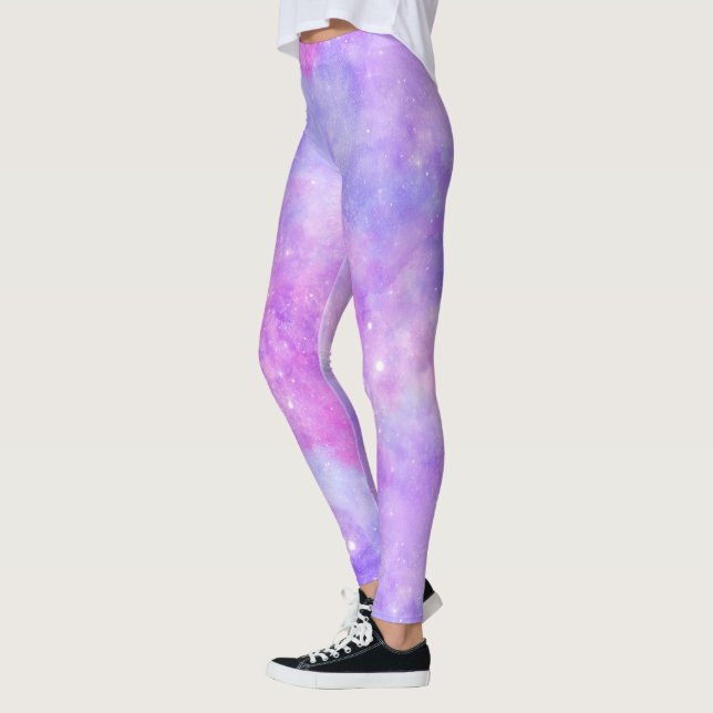 Painted Galaxy Series Design 15  Leggings (Left)