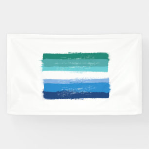 PAINTED GAY MALE PRIDE - Azure Banner