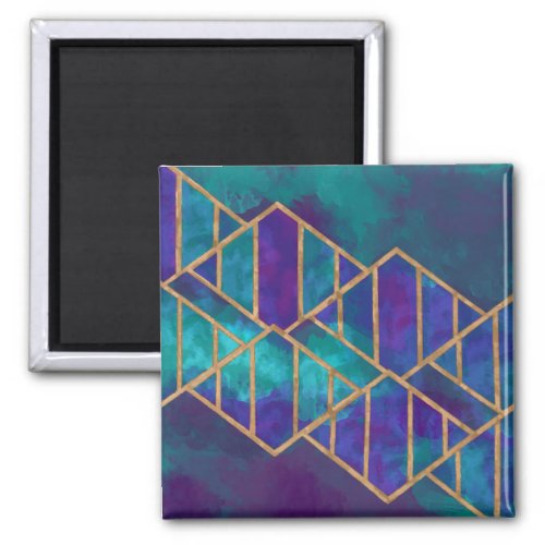 Painted Geometric Magnet