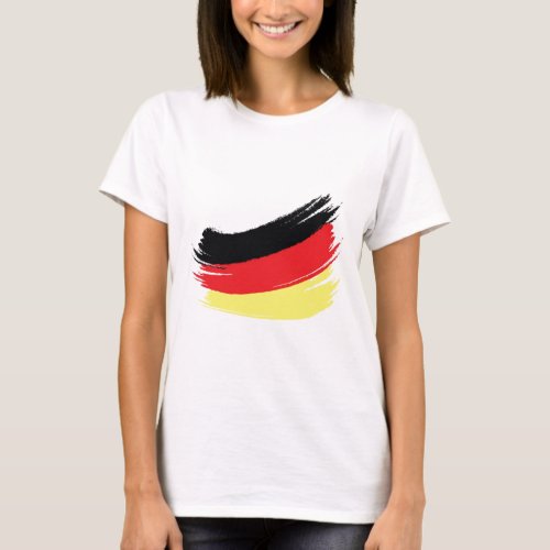 Painted german flag T_Shirt