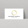Painted Gold Circle Acupuncture, Healer, Wellness Business Card
