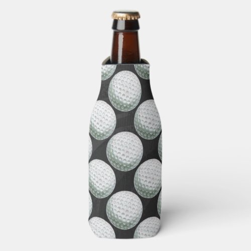 Painted Golf Ball Pattern Bottle Cooler