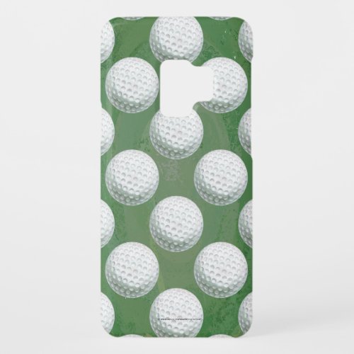 Painted Golf Ball Pattern Case_Mate Samsung Galaxy S9 Case
