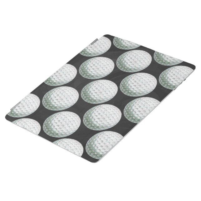 Painted Golf Ball Pattern iPad Smart Cover (Side)