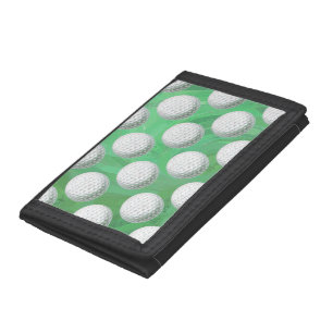 Painted Golf Ball Pattern Tri-fold Wallet