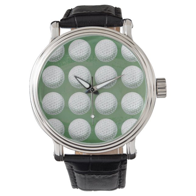 Painted Golf Ball Pattern Watch (Front)