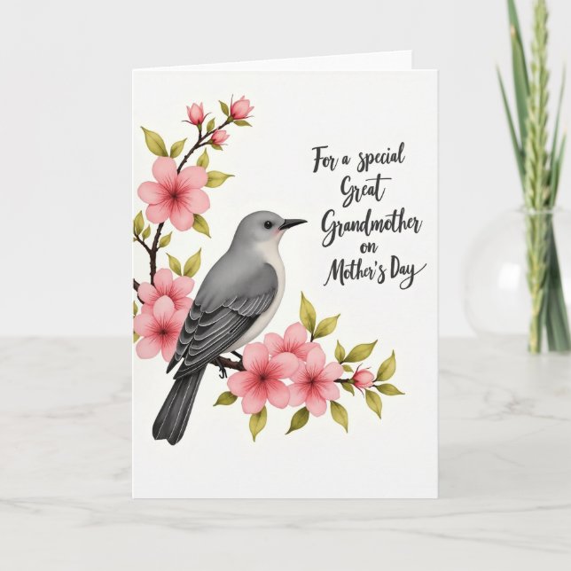 Painted Great Grandma Mothers Day Card (Front)