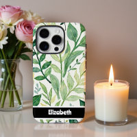 Painted Greenery Botanical Smartphone Accessory