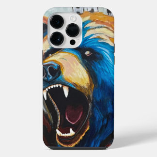 Painted Grizzly iPhone 14 Pro Max Case