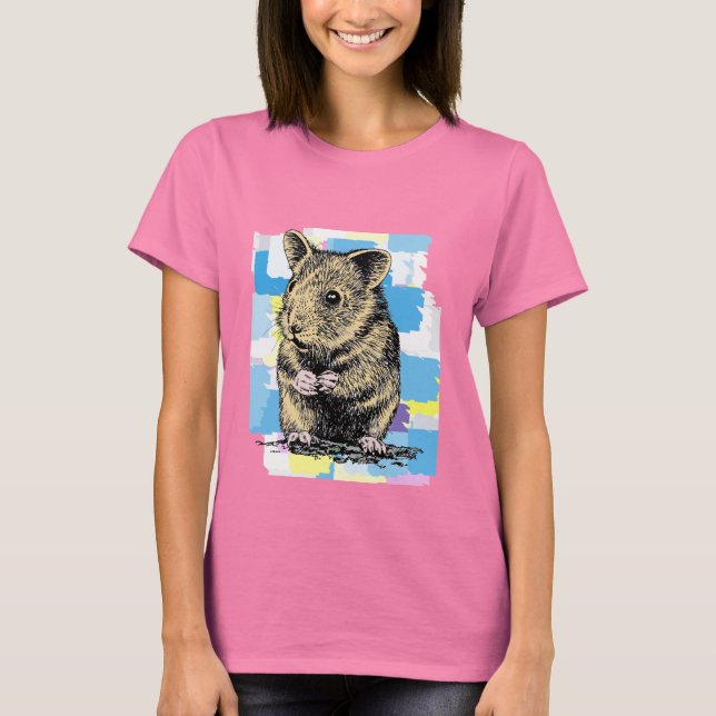 Painted Hamster T-Shirt (Front)
