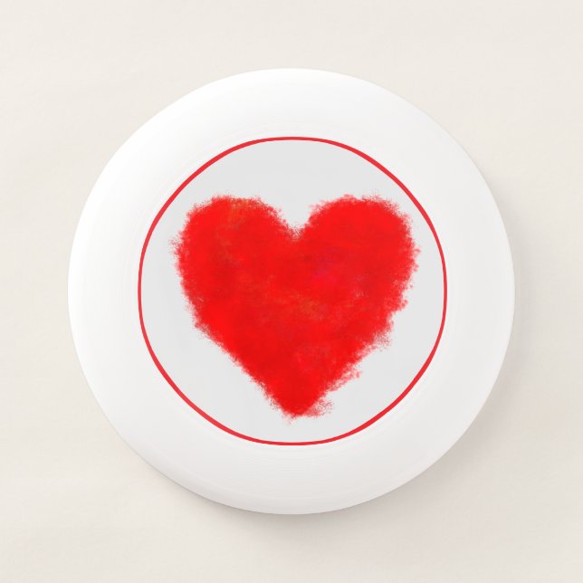 PAINTED HEART FRISBEE  (Front)