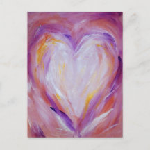 Painted Heart Postcard