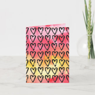 Painted heart, True Love, Valentine, Love, Card